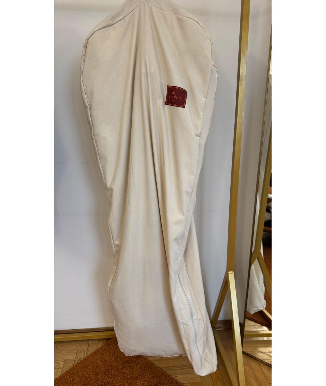 ETRO Белое кружевное вечернее платье, фото 7