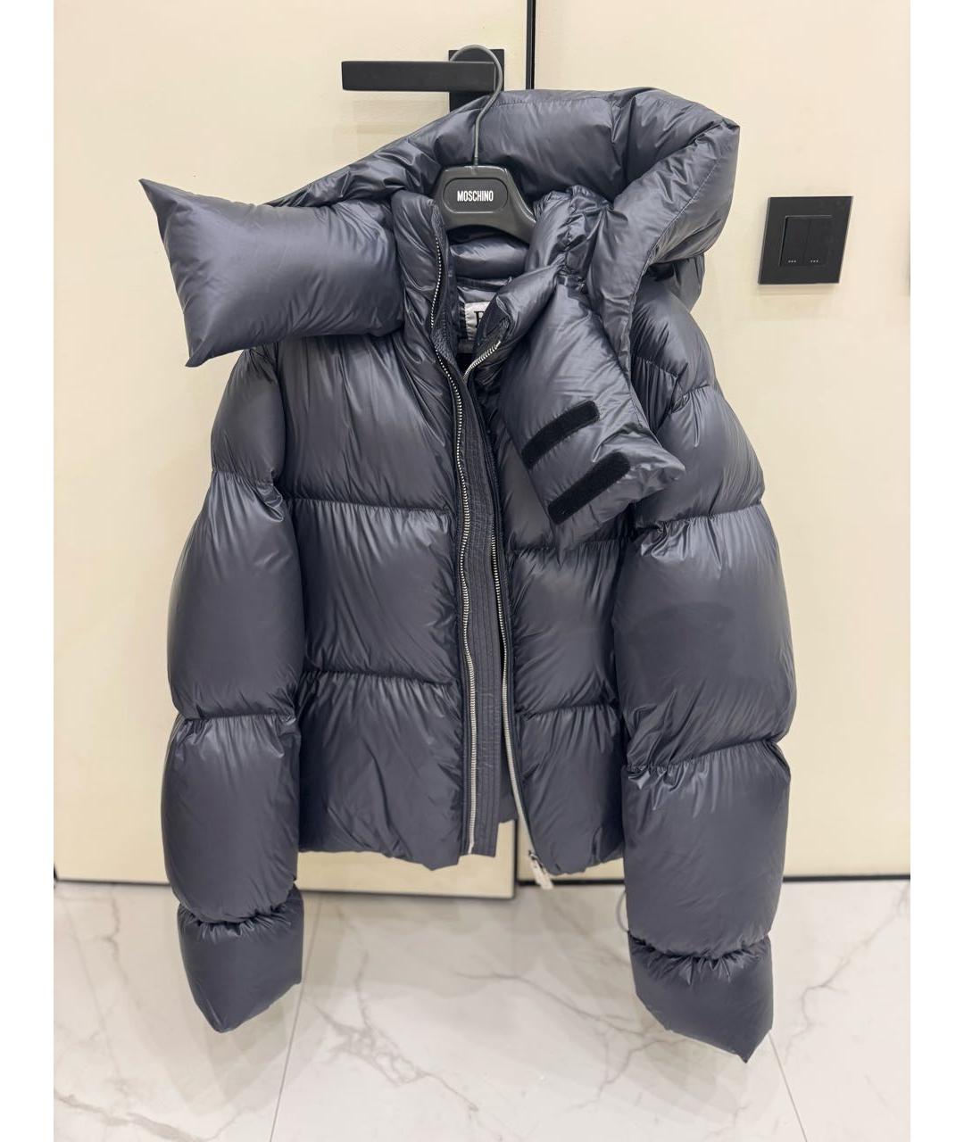 BACON Антрацитовый полиамидовый пуховик, фото 4