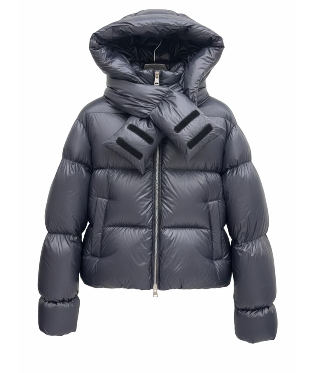 BACON Антрацитовый полиамидовый пуховик, фото 1