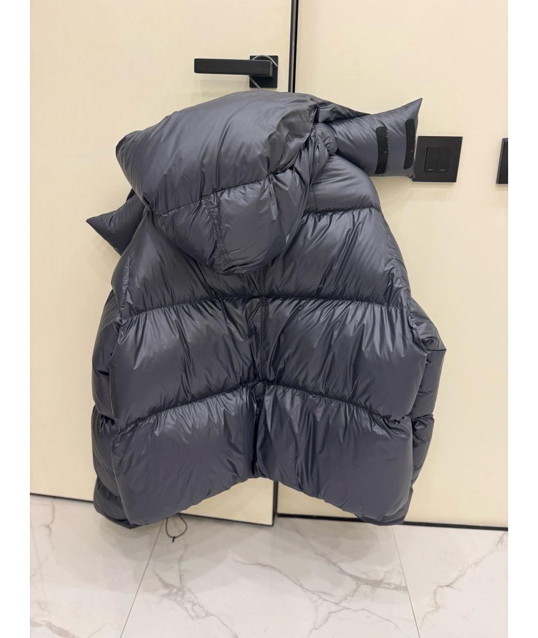 BACON Антрацитовый полиамидовый пуховик, фото 2