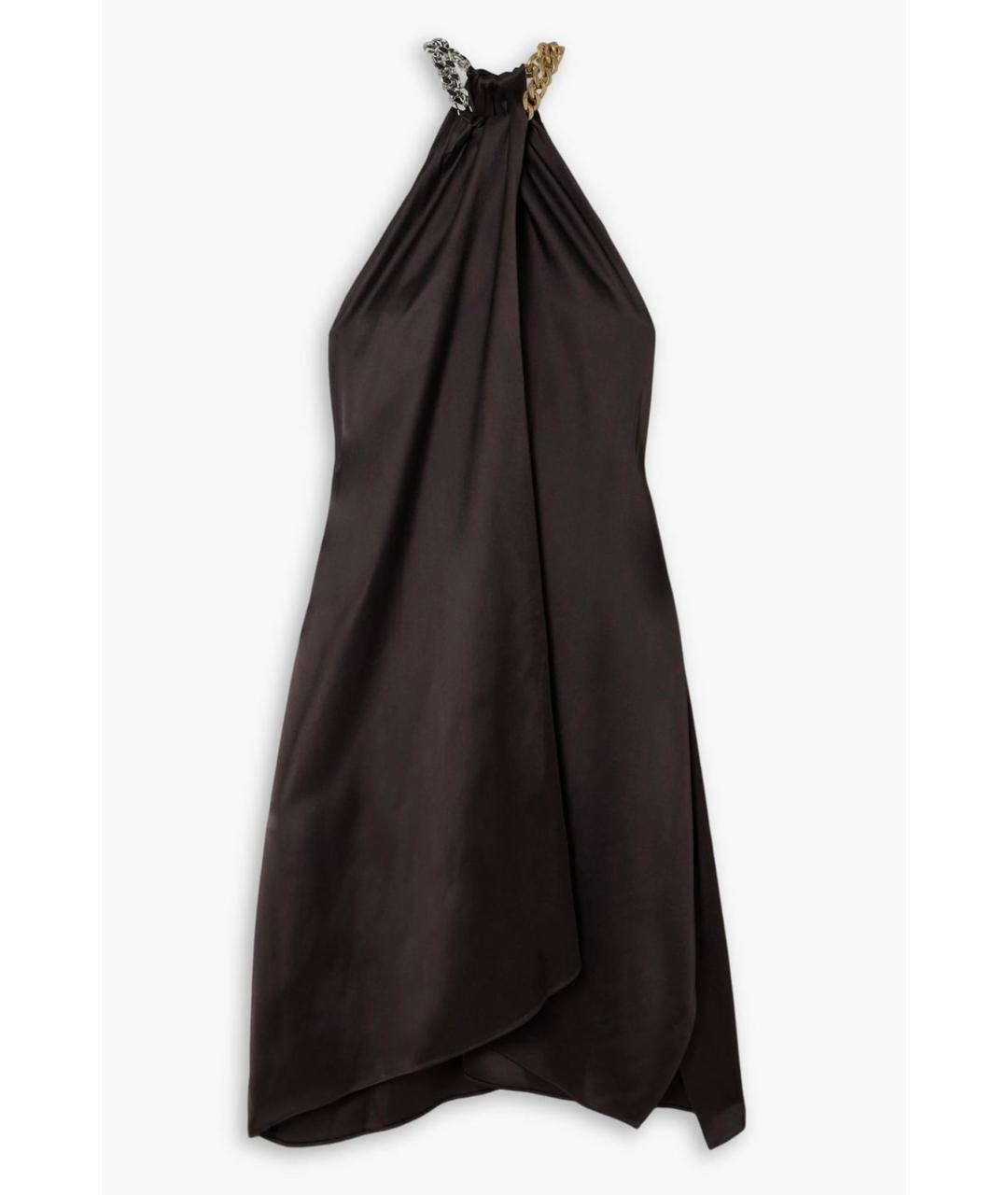 STELLA MCCARTNEY Коричневое коктейльное платье, фото 1