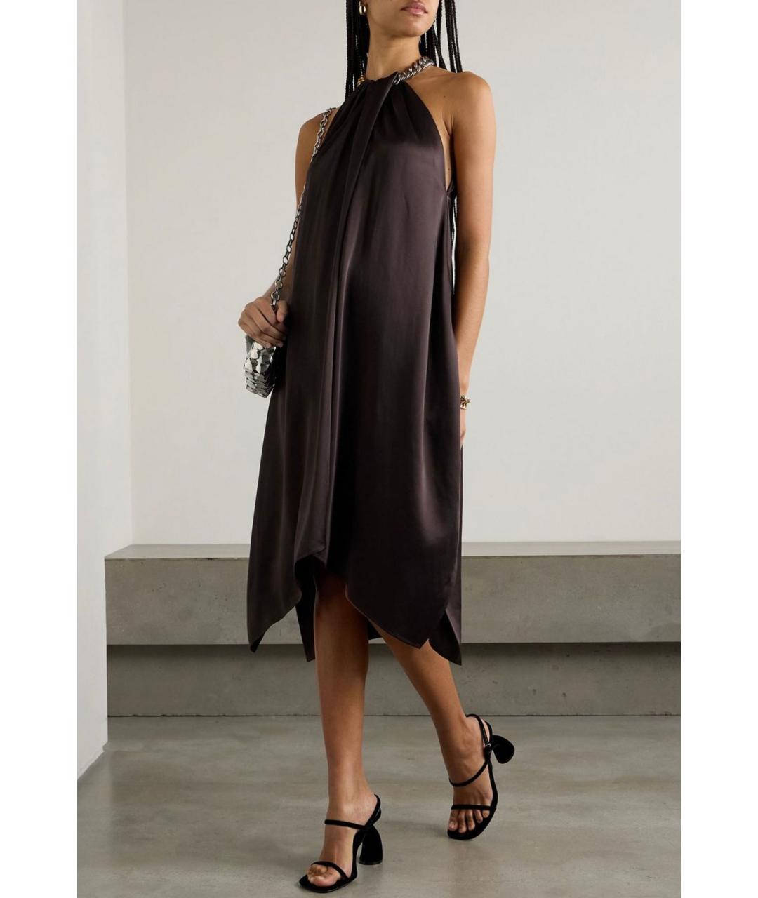 STELLA MCCARTNEY Коричневое коктейльное платье, фото 2