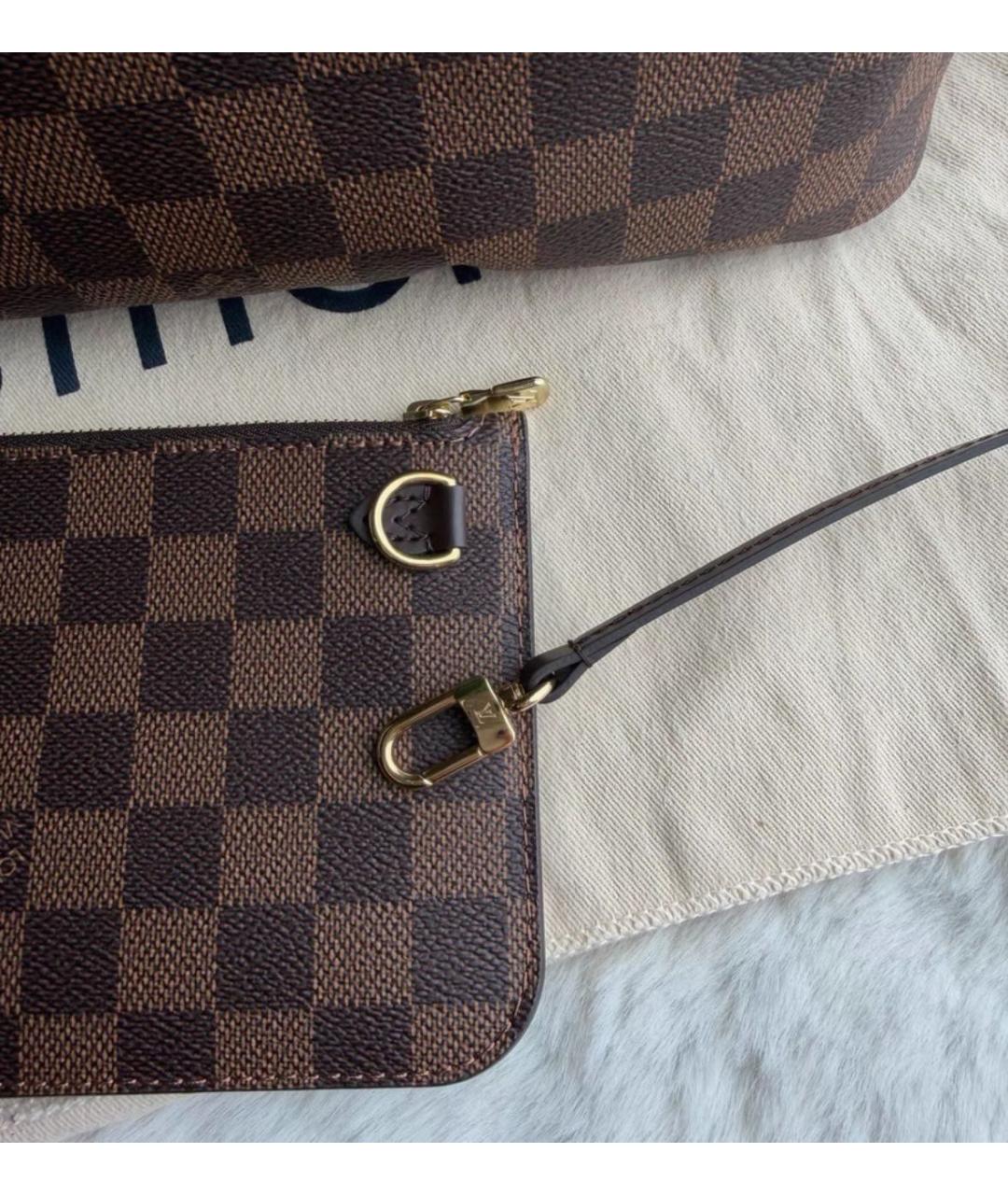 LOUIS VUITTON Коричневая сумка тоут, фото 5