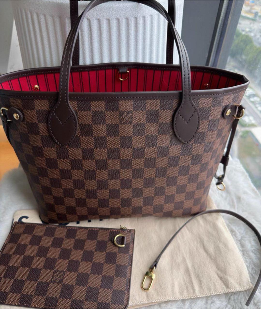 LOUIS VUITTON Коричневая сумка тоут, фото 2