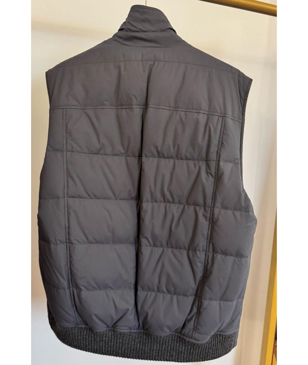 BRUNELLO CUCINELLI Бежевый замшевый жилет, фото 4