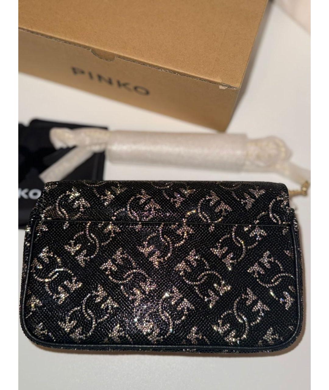 PINKO Черная сумка через плечо, фото 3