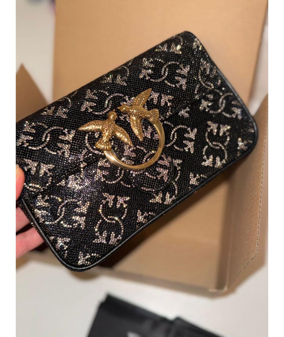 PINKO Черная сумка через плечо, фото 2