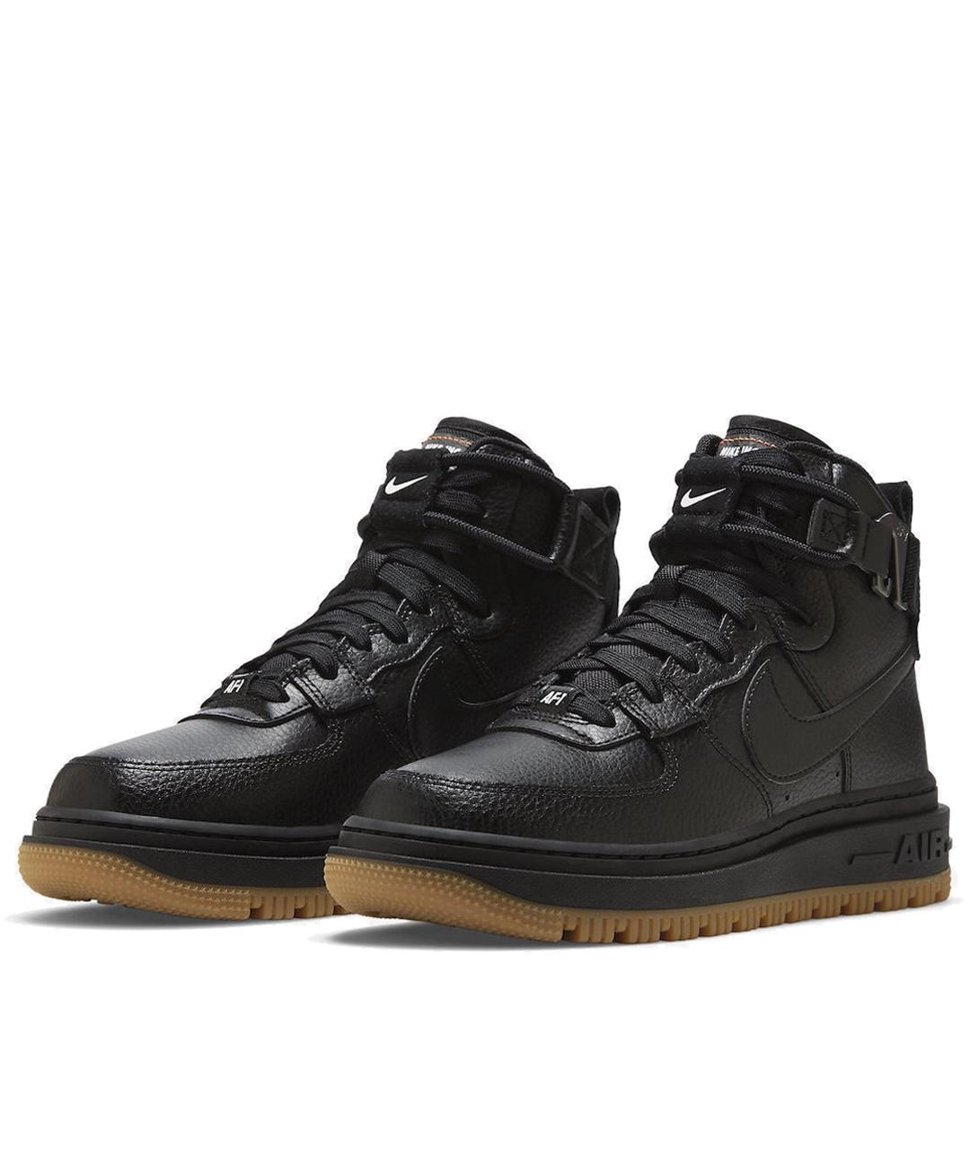 NIKE Черные кожаные кроссовки, фото 2