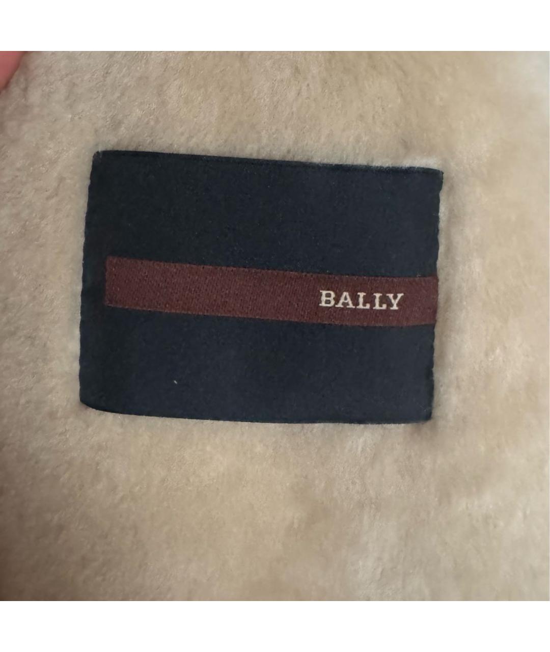 BALLY Бежевая замшевая дубленка/шуба, фото 3