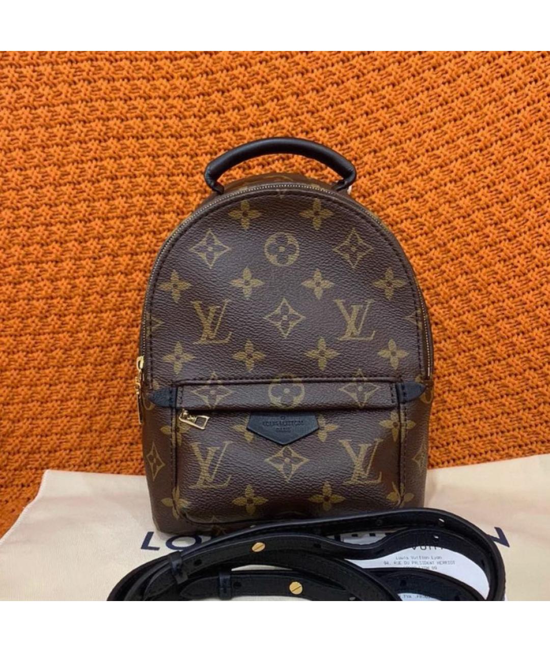 LOUIS VUITTON Коричневый рюкзак, фото 2