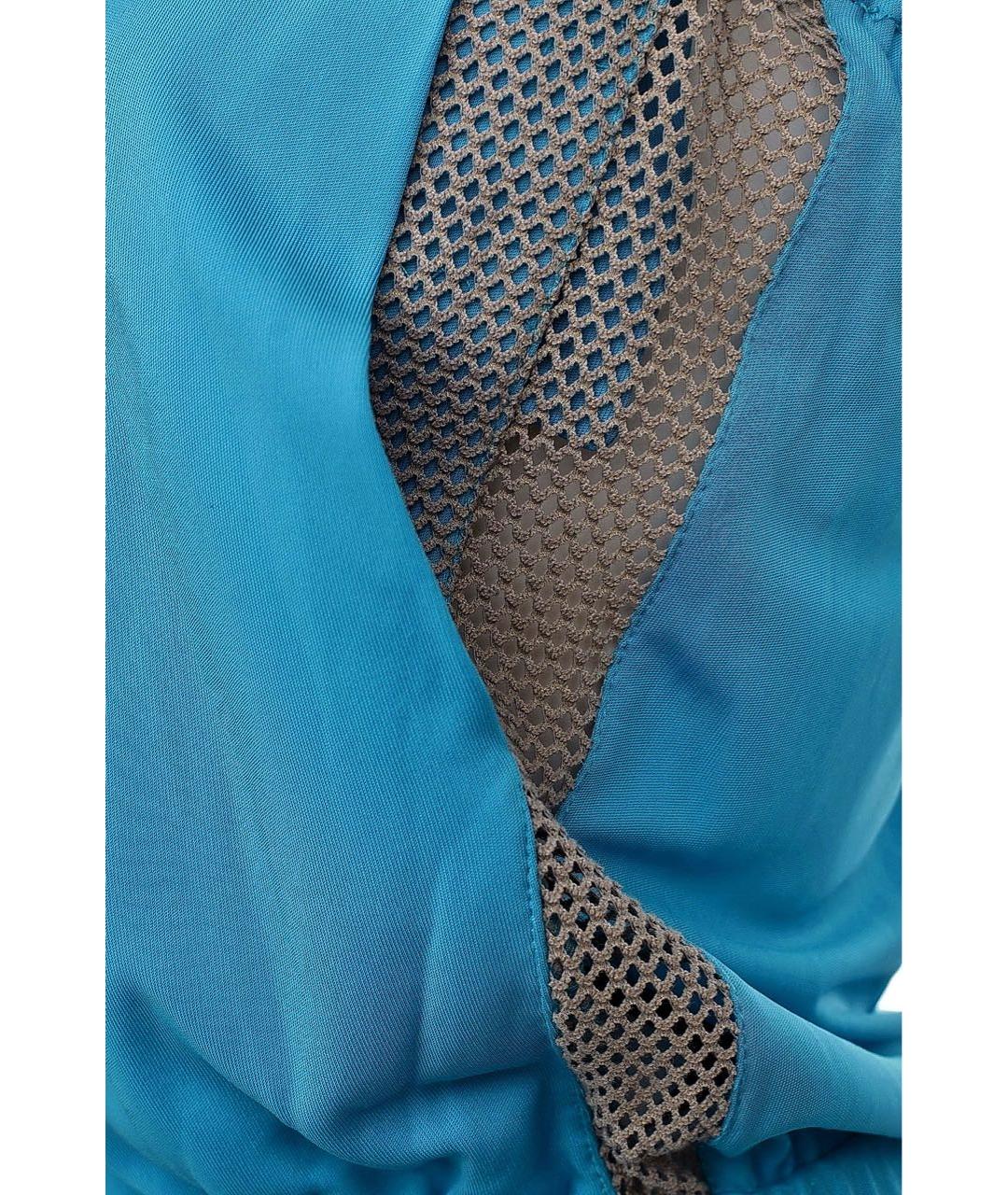 JO NO FUI Голубое вискозное платье, фото 8