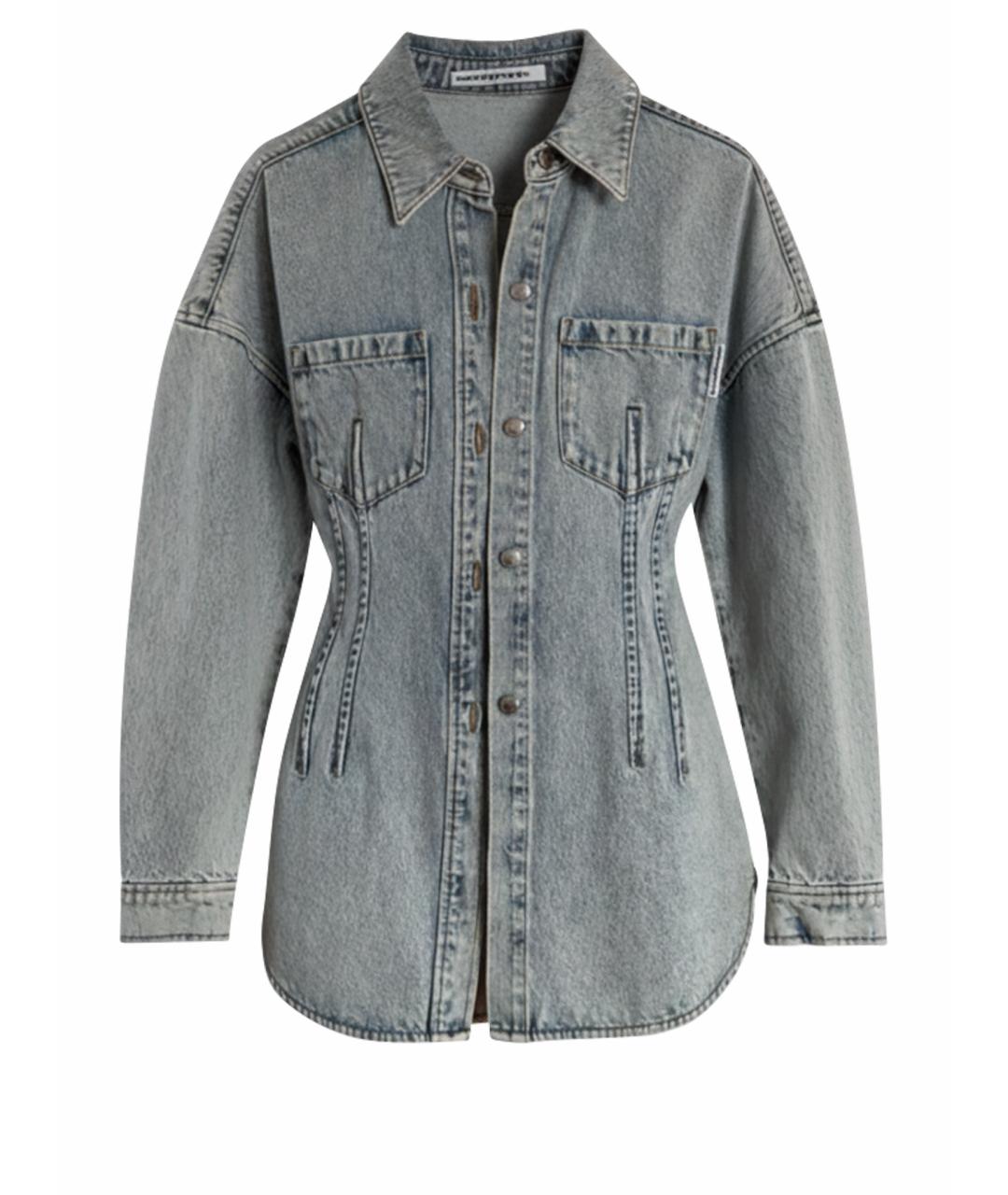 ALEXANDER WANG Голубой деним жакет/пиджак, фото 1