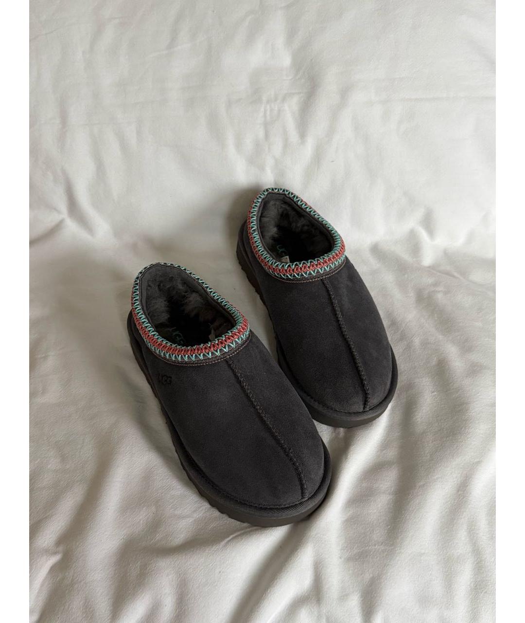 UGG AUSTRALIA Серые замшевые ботинки, фото 4