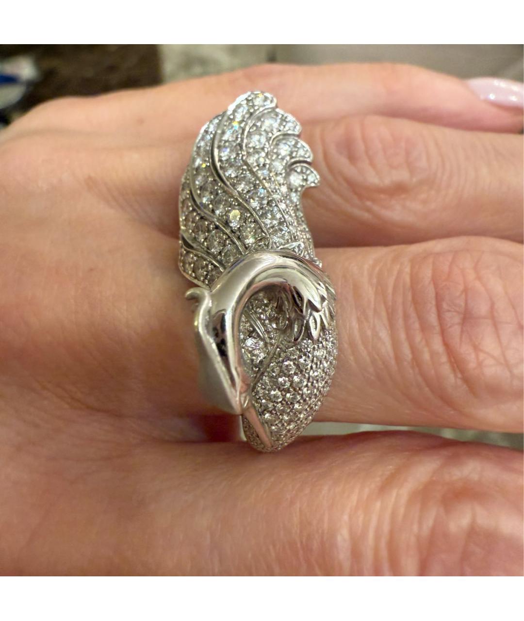 CARRERA Y CARRERA Белое кольцо из белого золота, фото 4