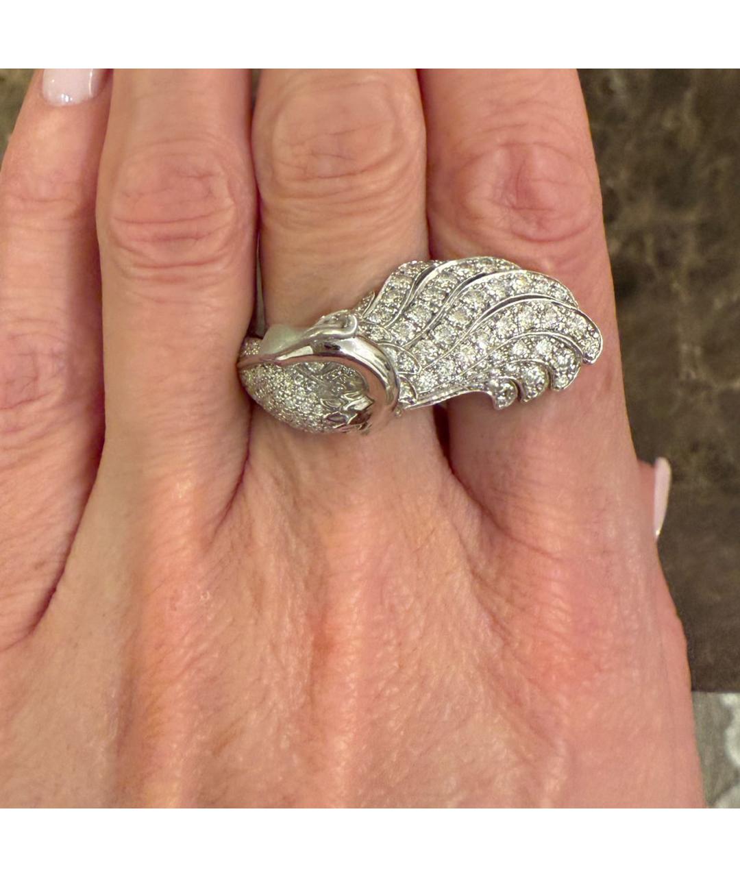 CARRERA Y CARRERA Белое кольцо из белого золота, фото 3