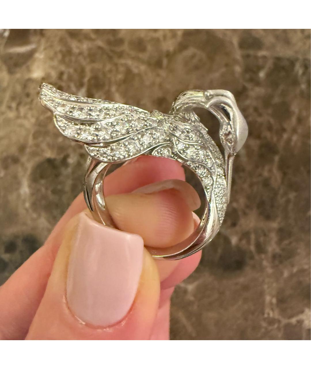 CARRERA Y CARRERA Белое кольцо из белого золота, фото 2