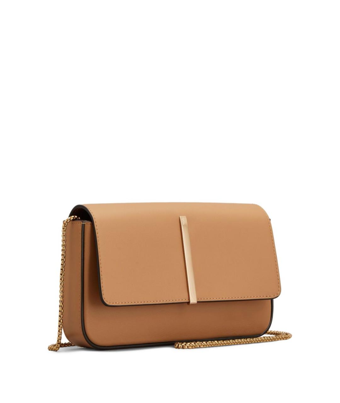 TOD'S Бежевая кожаная сумка через плечо, фото 4