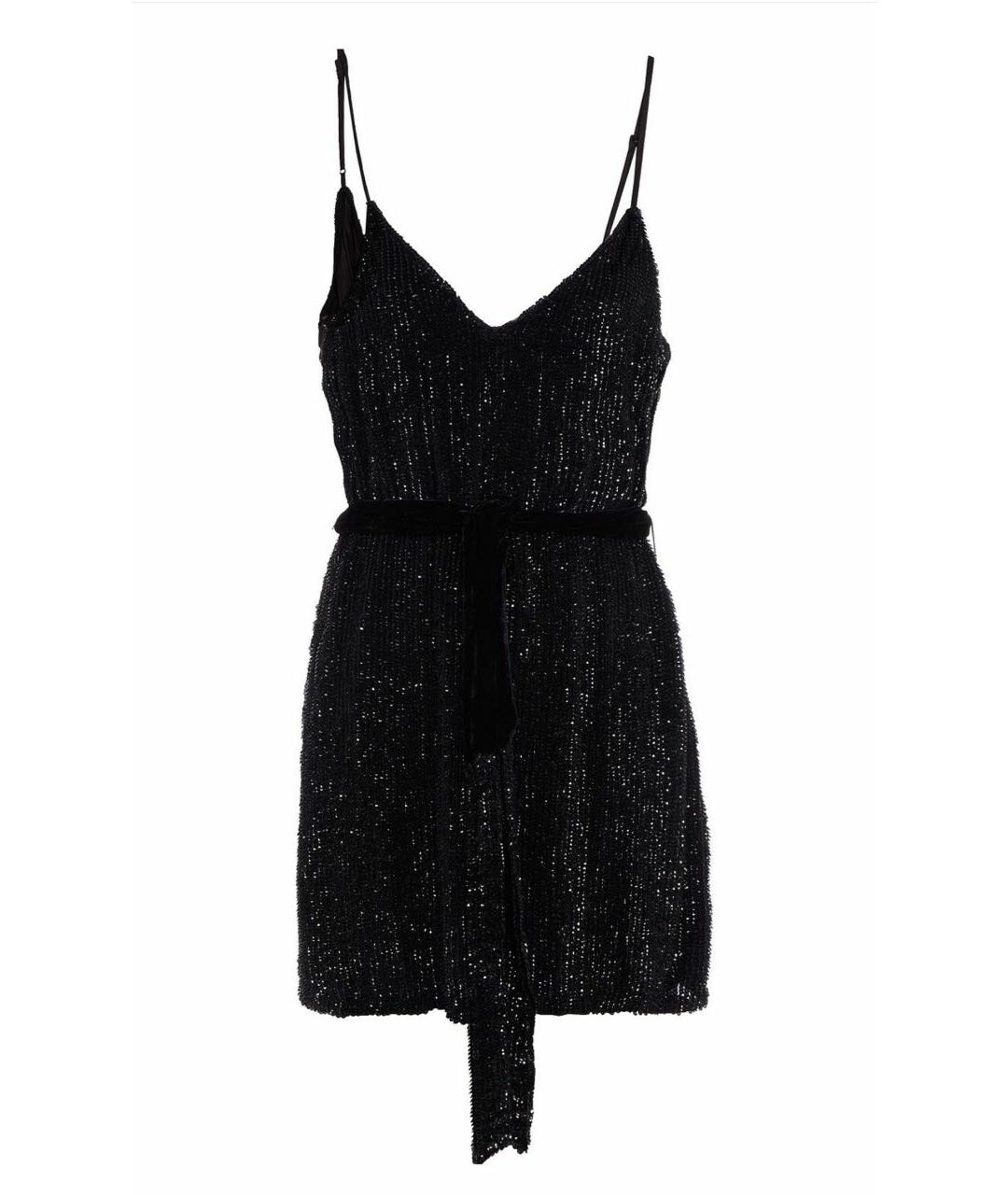 Retrofete Черное вискозное коктейльное платье, фото 1