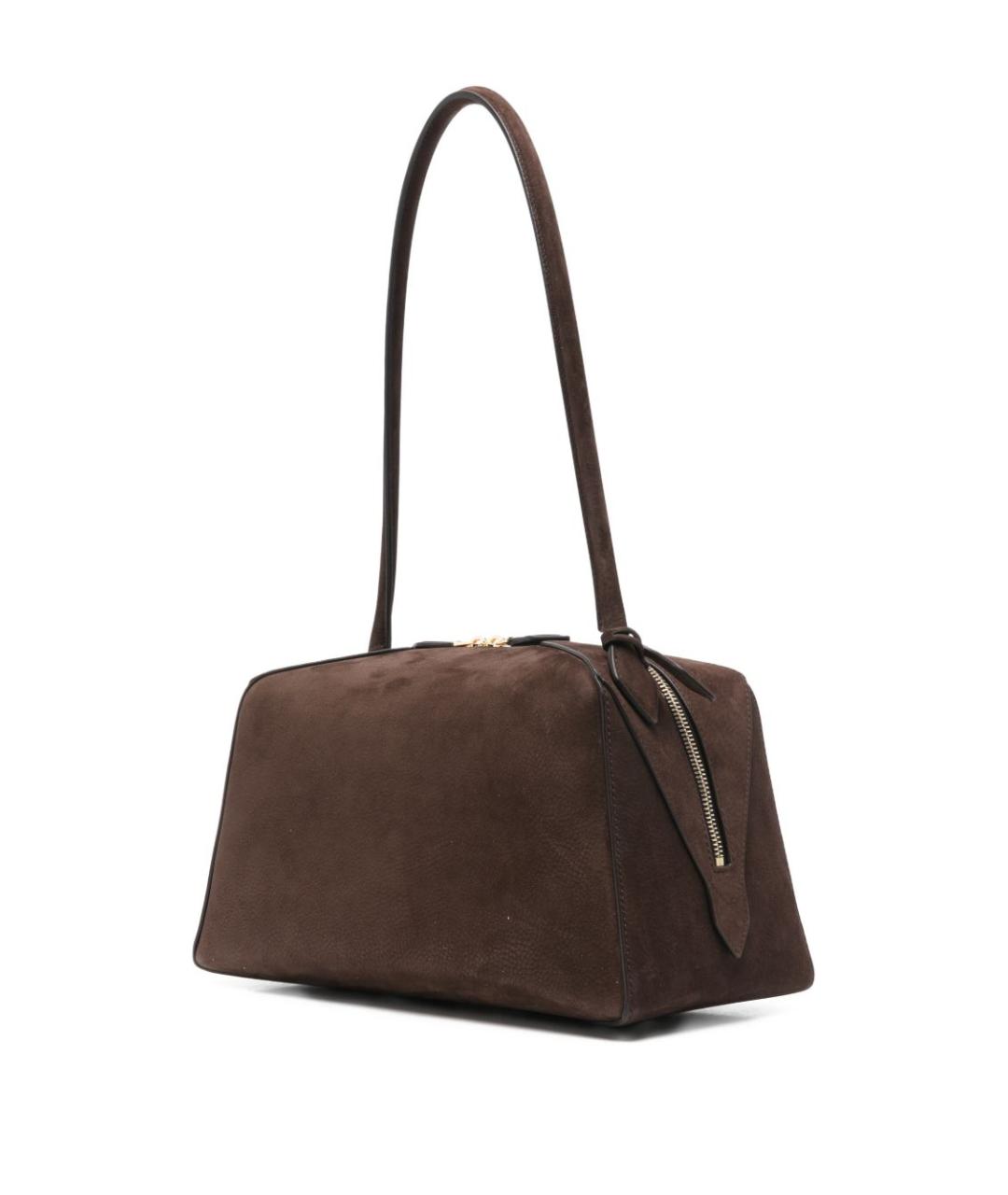 ALAIA Коричневая замшевая сумка через плечо, фото 5