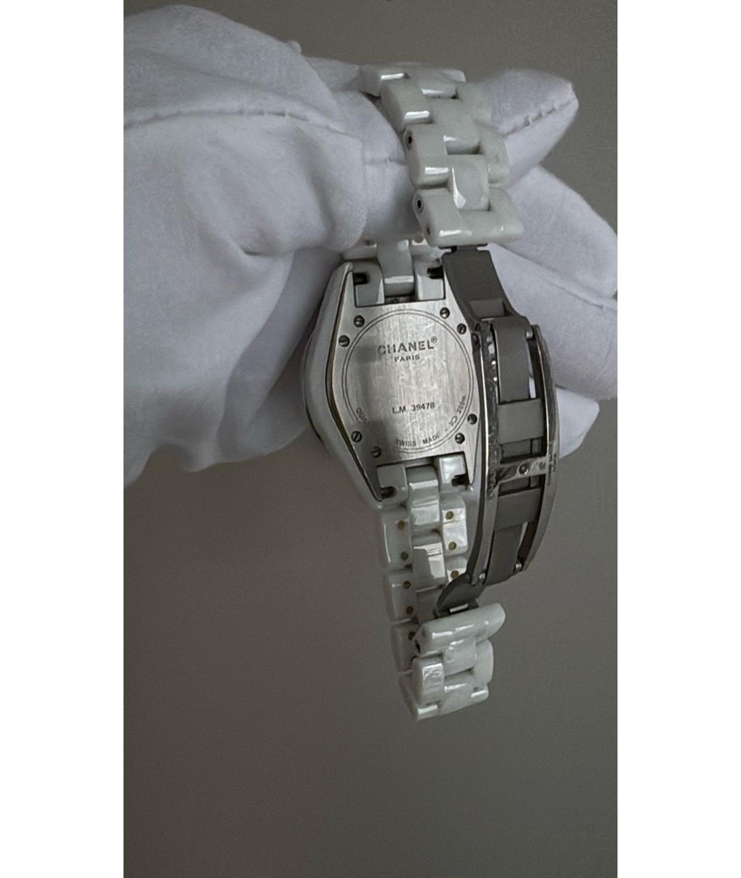 CHANEL Белые керамические часы, фото 2
