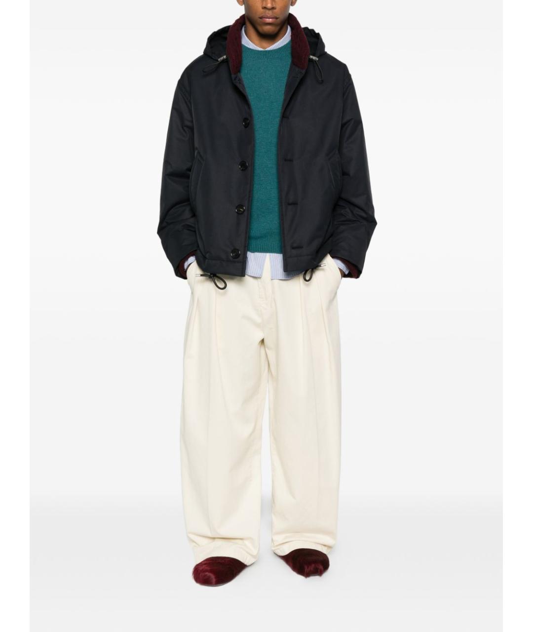 LOEWE Темно-синяя полиамидовая куртка, фото 2