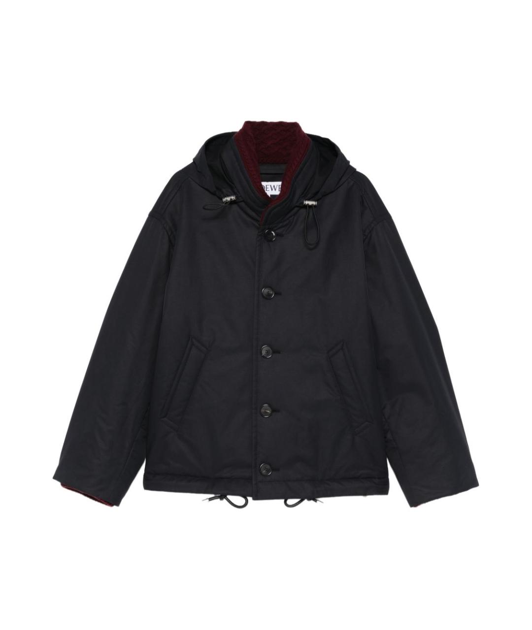 LOEWE Темно-синяя полиамидовая куртка, фото 1