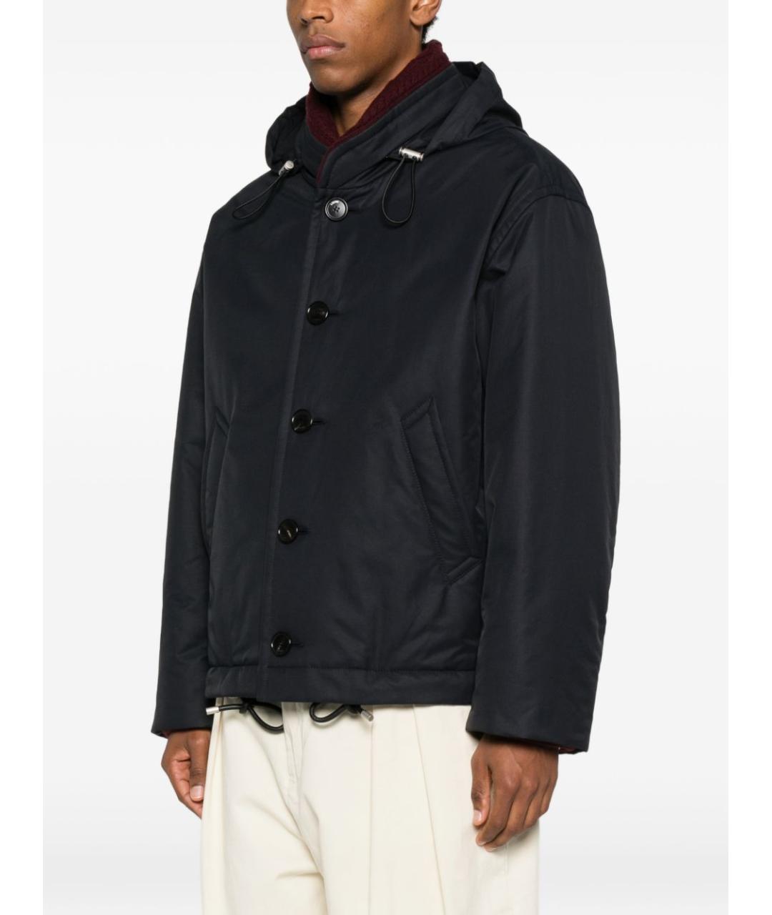 LOEWE Темно-синяя полиамидовая куртка, фото 5