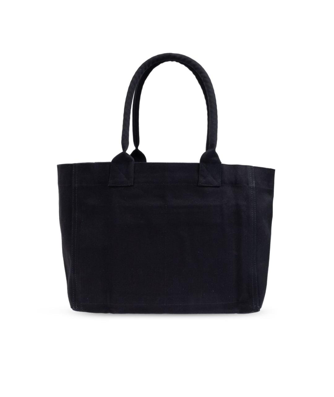 ISABEL MARANT Черная хлопковая сумка тоут, фото 5