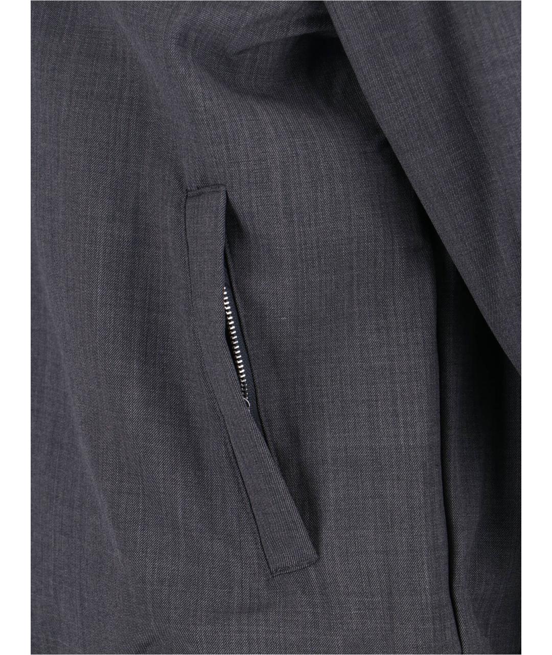 ADIDAS Серая полиэстеровая куртка, фото 4