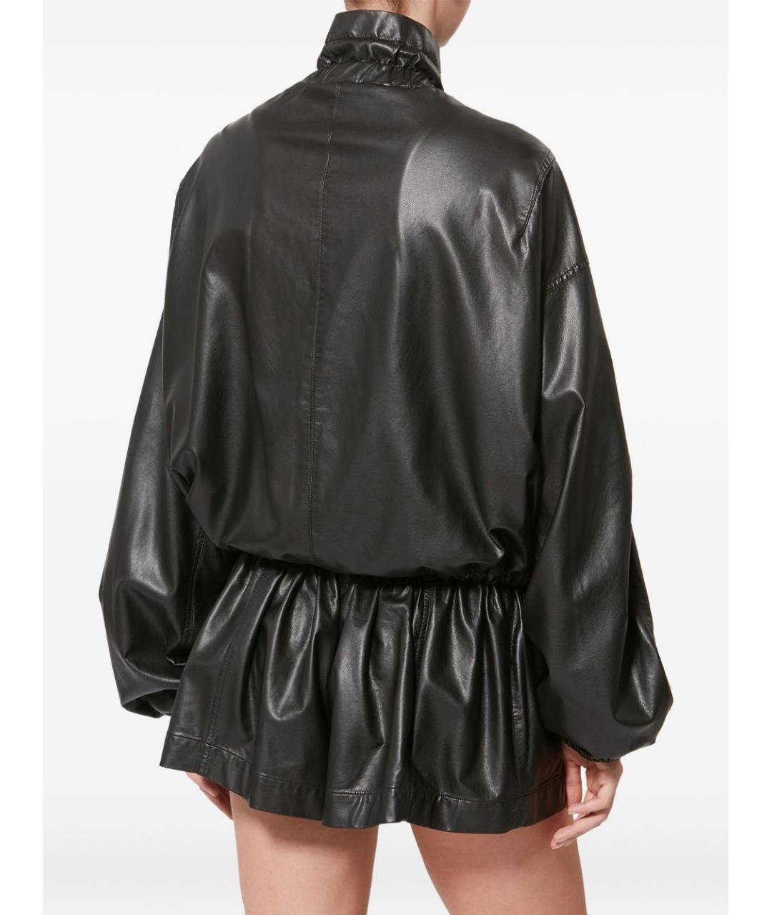 ISABEL MARANT ETOILE Черная полиуретановая куртка, фото 4