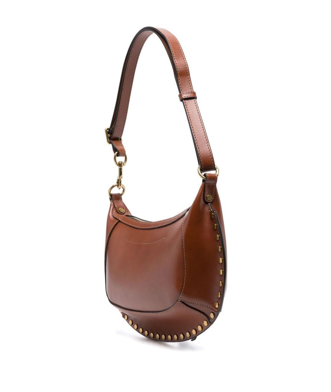 ISABEL MARANT Коричневая кожаная сумка тоут, фото 5