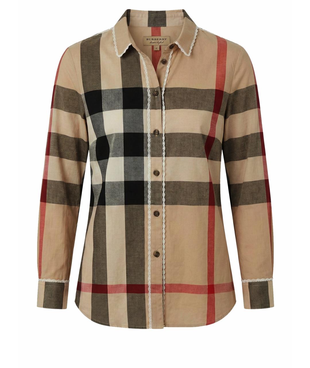 BURBERRY Мульти хлопковая блузы, фото 1