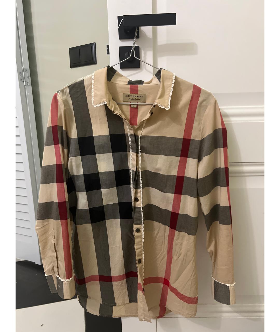 BURBERRY Мульти хлопковая блузы, фото 6