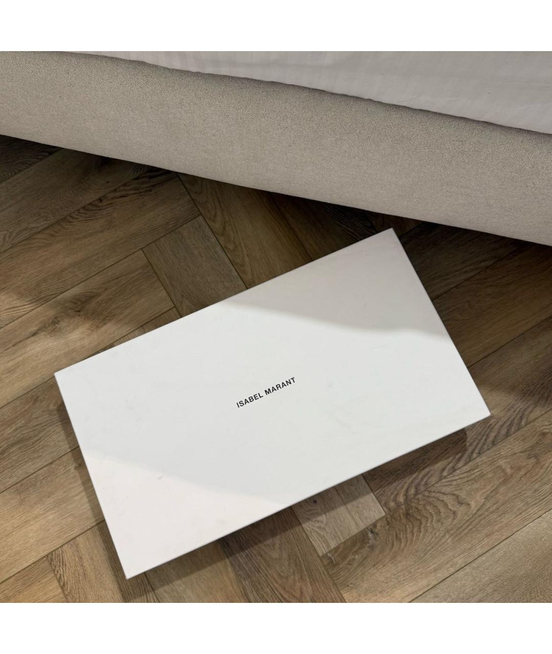 ISABEL MARANT Бежевые замшевые сапоги, фото 5