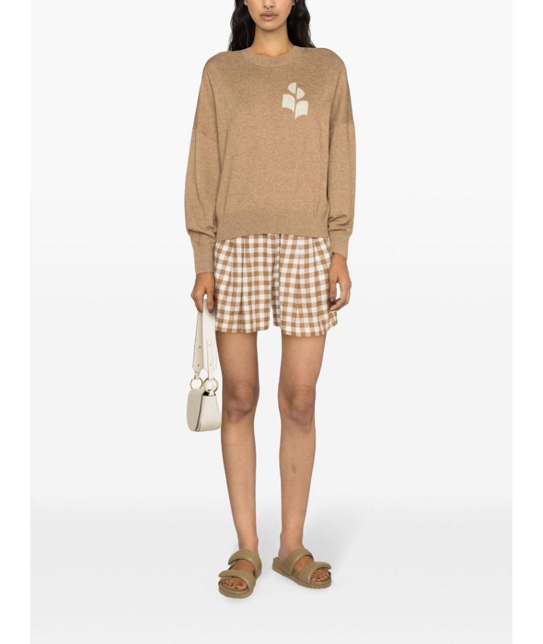 ISABEL MARANT ETOILE Бежевый хлопковый джемпер / свитер, фото 4