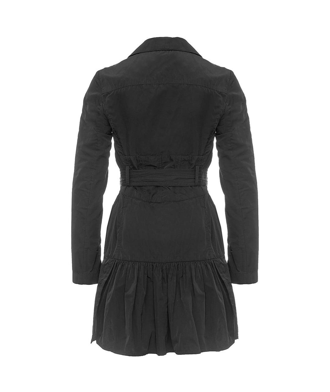 PINKO Черный полиэстеровый тренч/плащ, фото 2