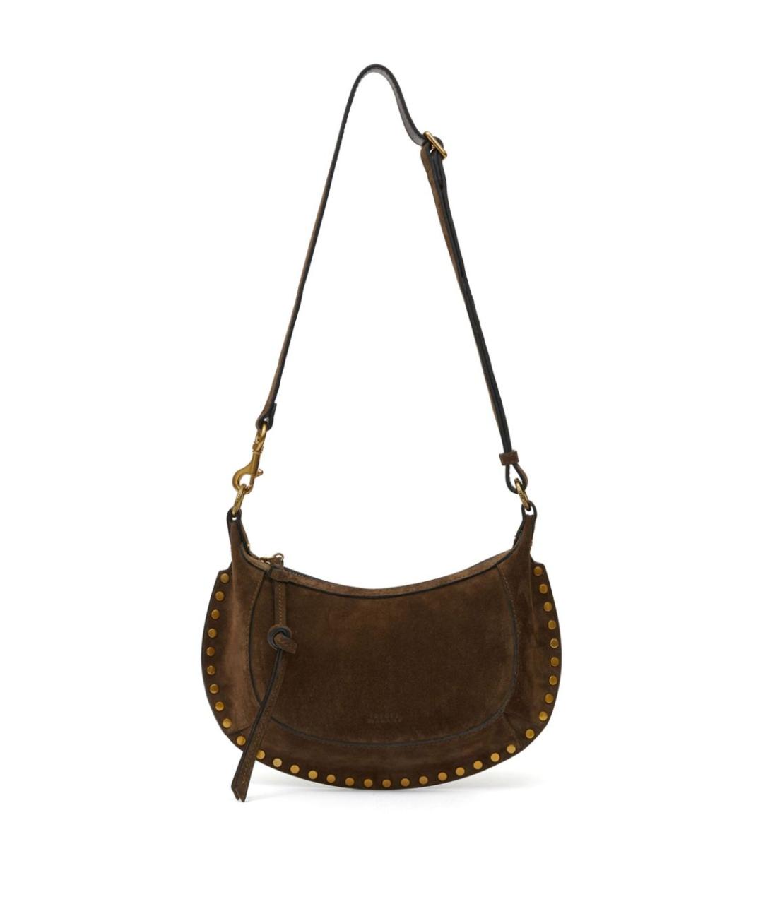 ISABEL MARANT Коричневая замшевая сумка через плечо, фото 5