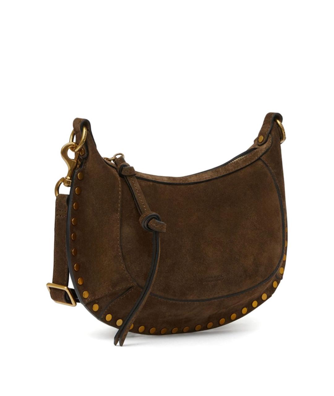 ISABEL MARANT Коричневая замшевая сумка через плечо, фото 3