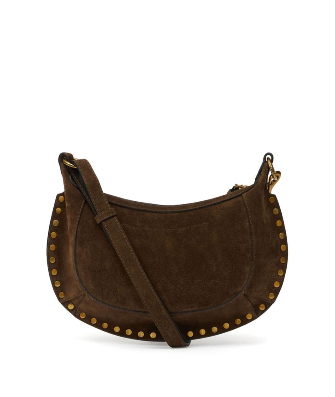 ISABEL MARANT Коричневая замшевая сумка через плечо, фото 4