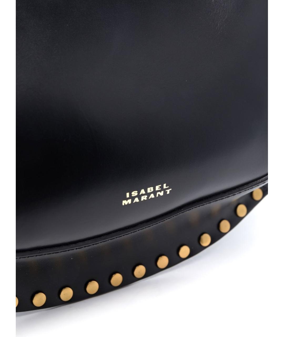 ISABEL MARANT Черная кожаная сумка через плечо, фото 2