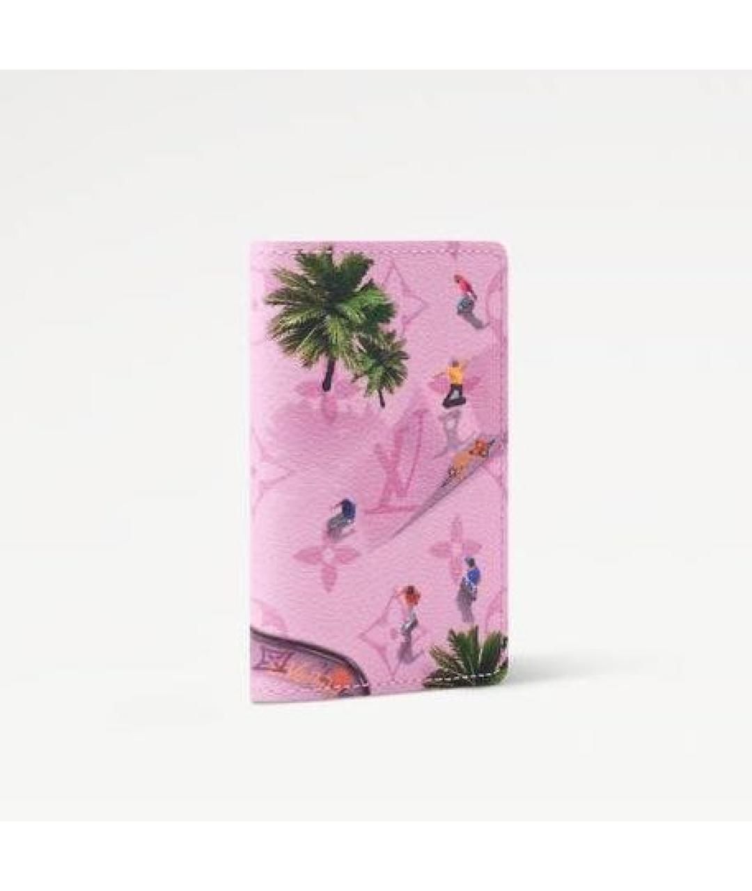 LOUIS VUITTON Розовый кардхолдер, фото 2