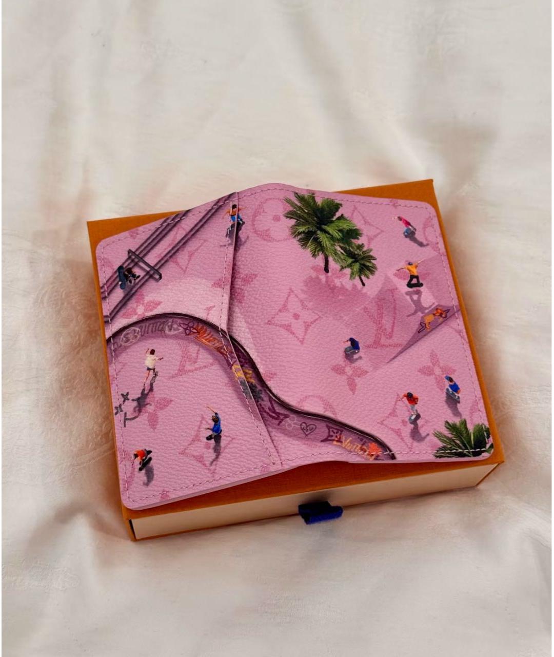 LOUIS VUITTON Розовый кардхолдер, фото 5