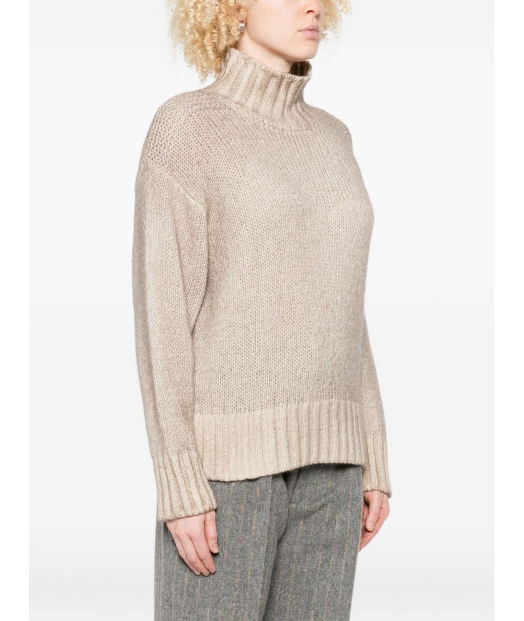 AVANT TOI Бежевый кашемировый джемпер / свитер, фото 4