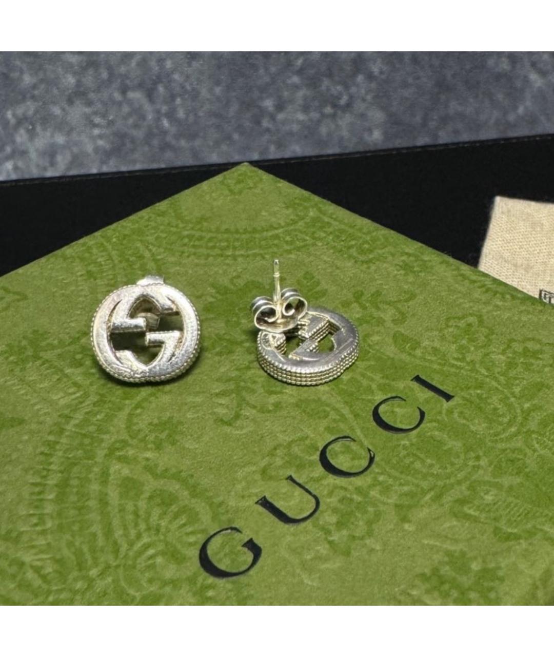 GUCCI Серебряные серебряные серьги, фото 2