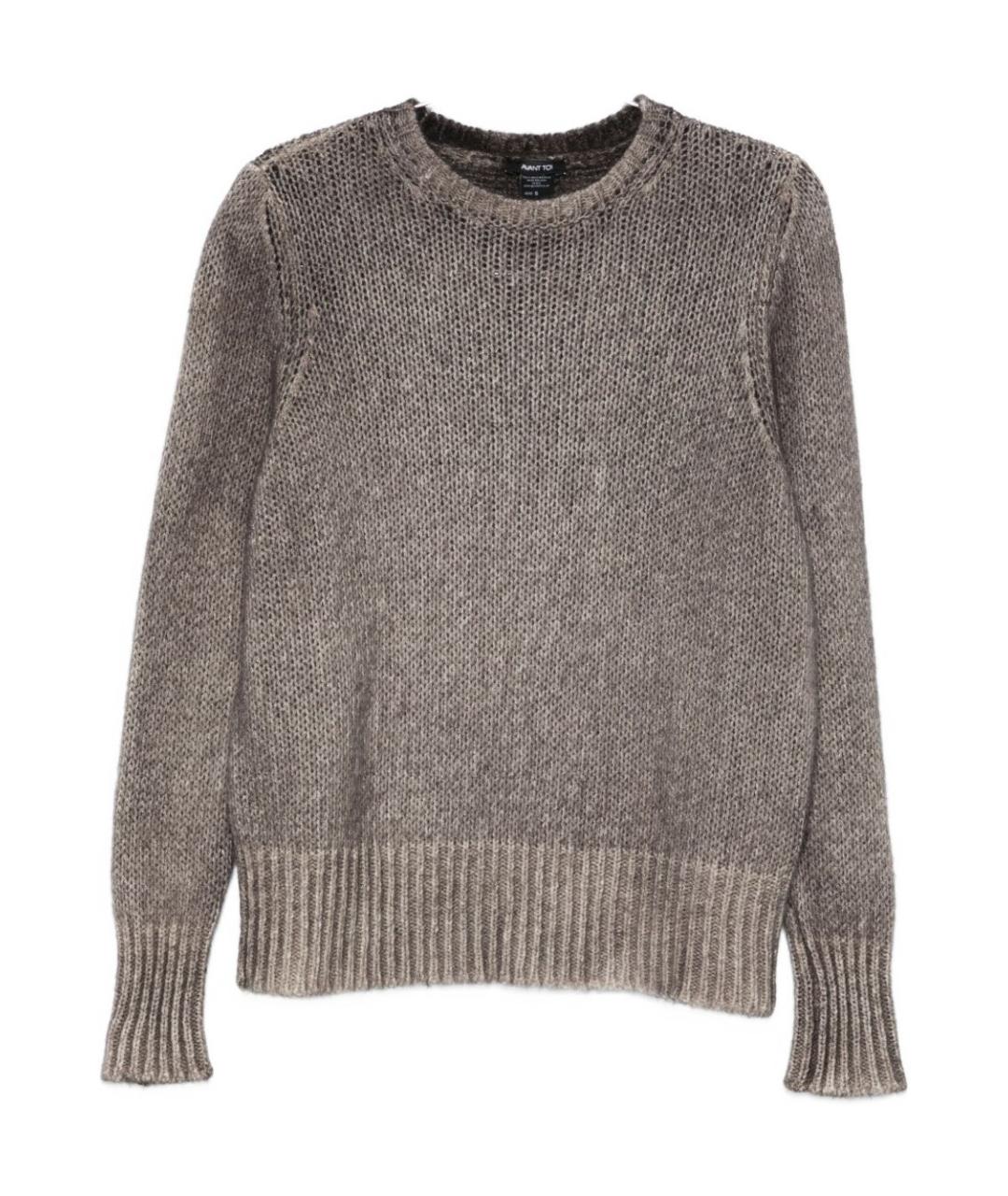 AVANT TOI Коричневый кашемировый джемпер / свитер, фото 1