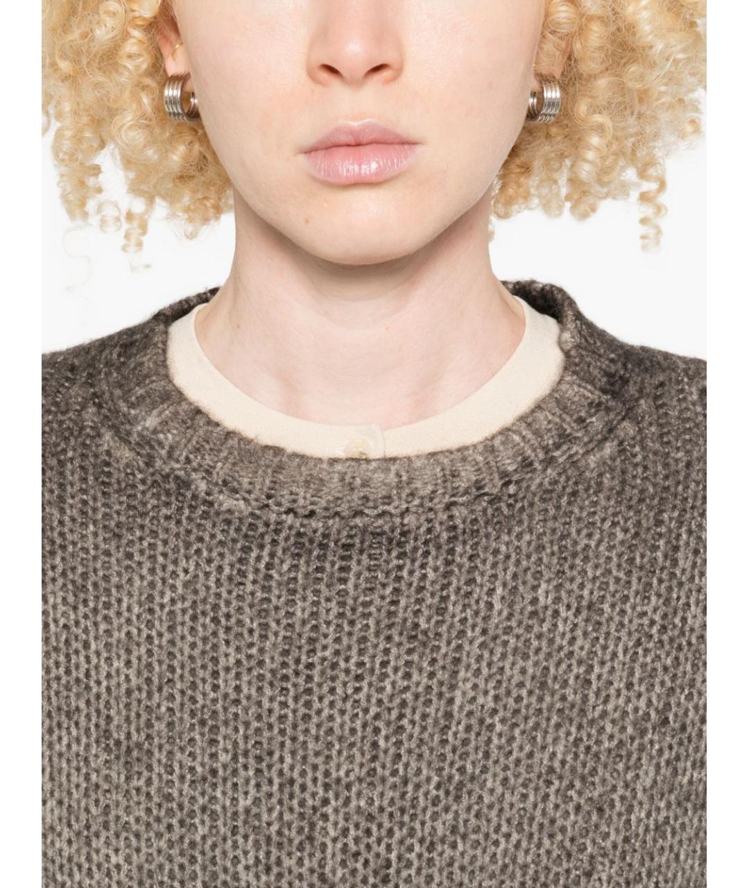 AVANT TOI Коричневый кашемировый джемпер / свитер, фото 3