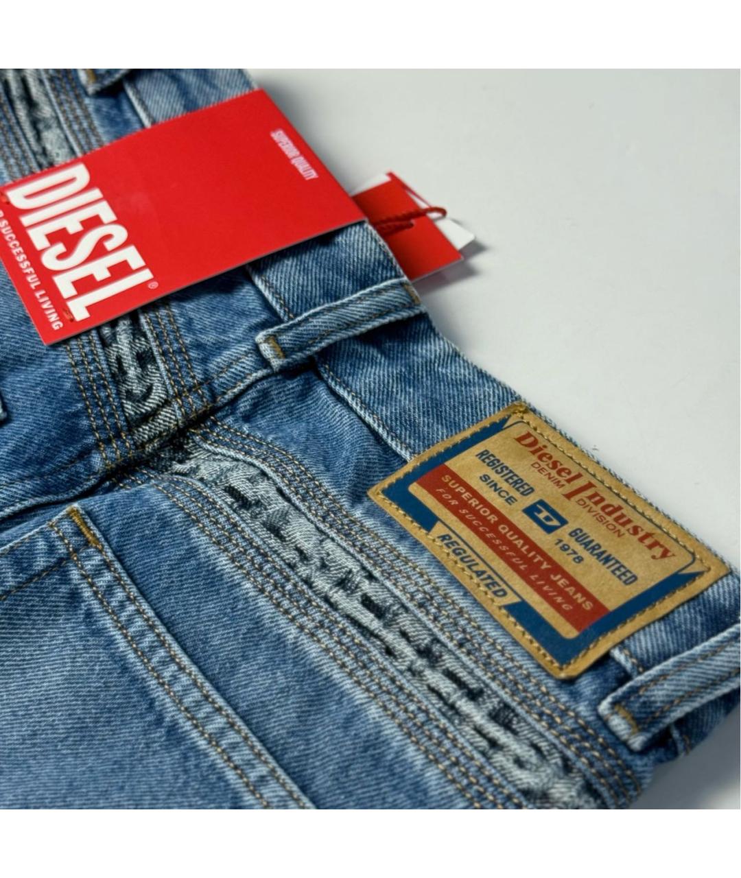 DIESEL Синие хлопковые джинсы клеш, фото 8