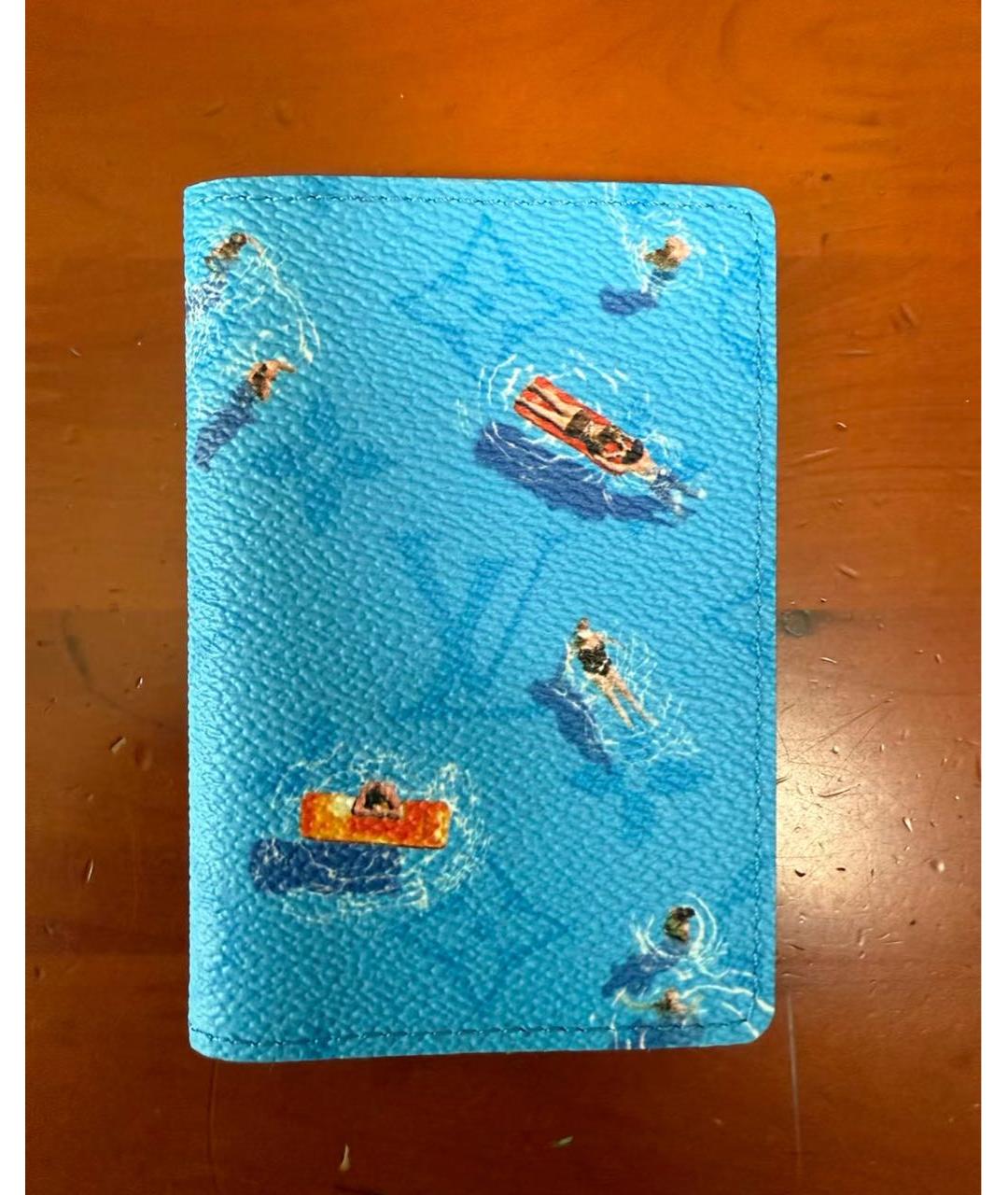 LOUIS VUITTON Голубой кардхолдер, фото 3