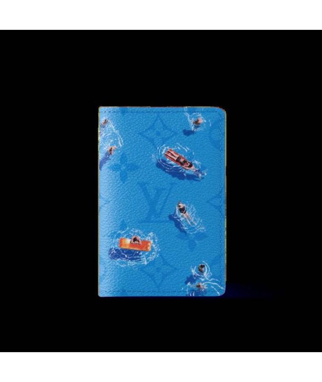 LOUIS VUITTON Голубой кардхолдер, фото 4