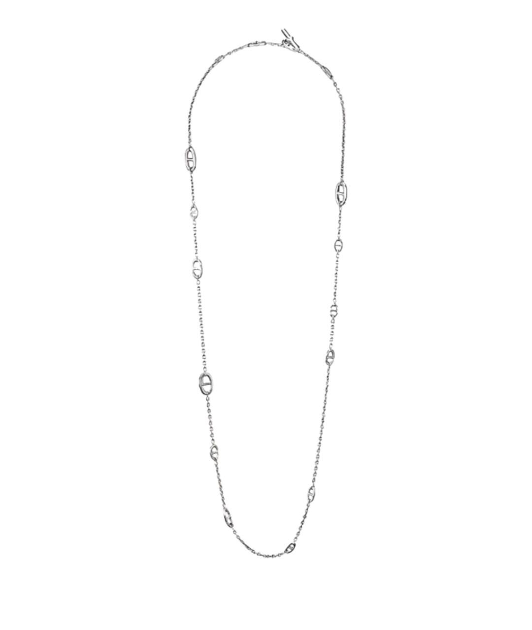 HERMES Серебряное серебряное колье, фото 1